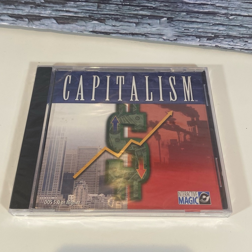 Capitalism Interactive Magic NEW SEALED collectible PC Game Vintage